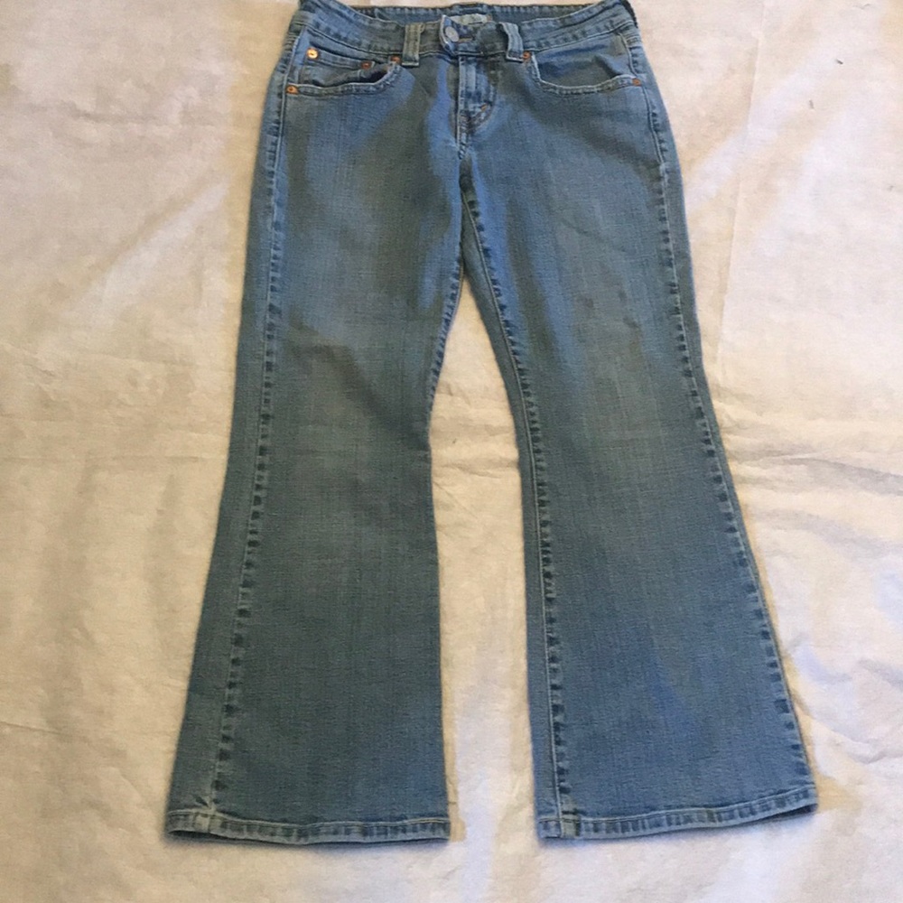 Levi 515 Distressed Faded Jeans sz  8